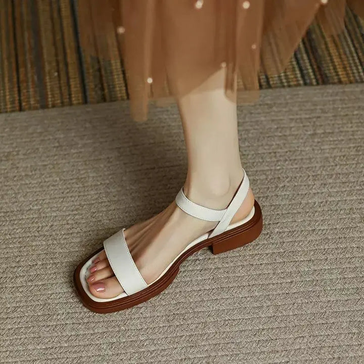 Ailleurs | Sandales en cuir Juneya