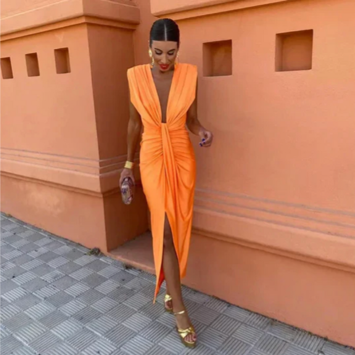 Lilia | Elegant Pleated Dress