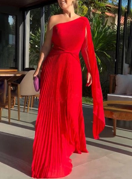 Dalila | Maxi Dress with Off-the-Shoulder Ruffles