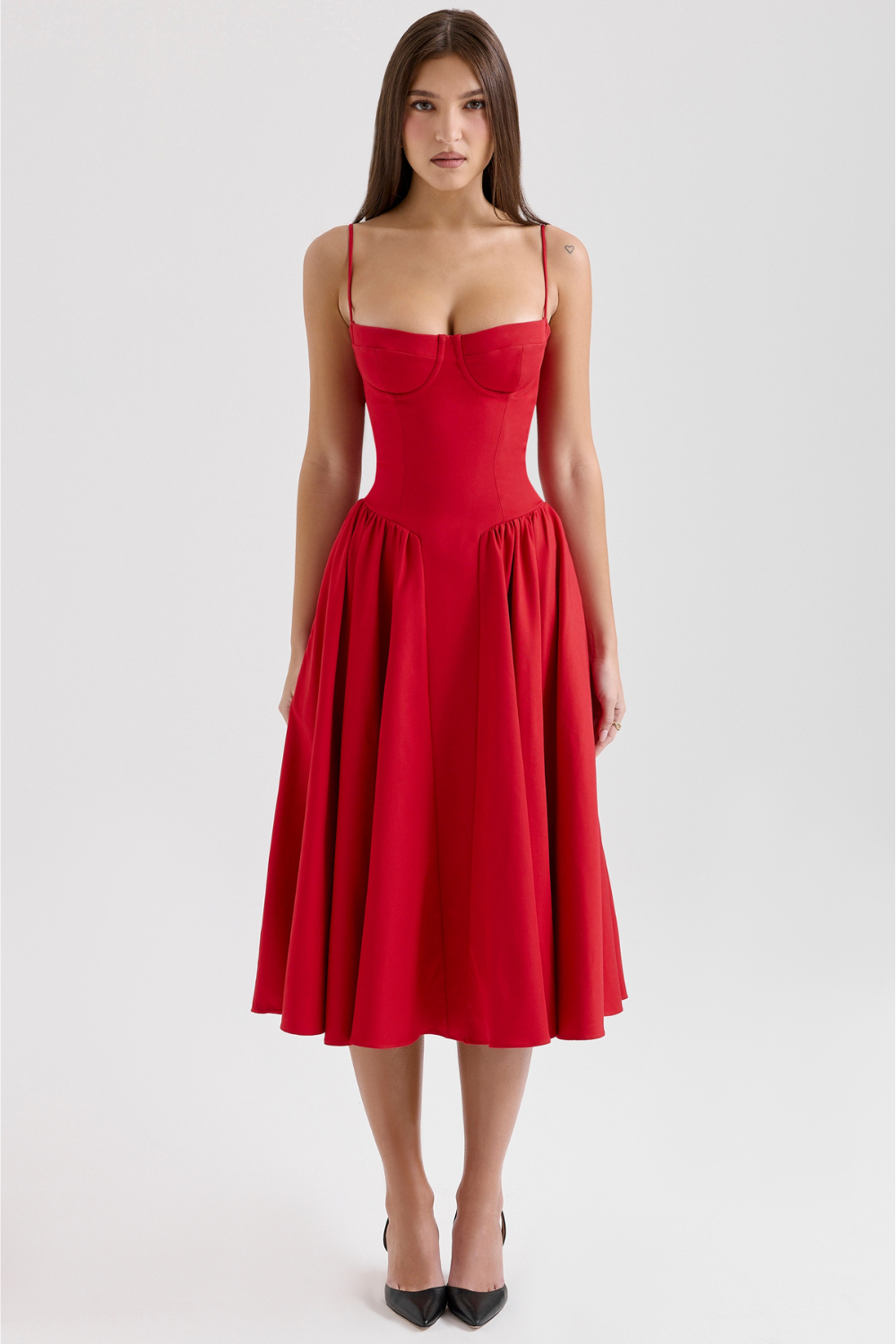 Celine | Corset Midi Dress