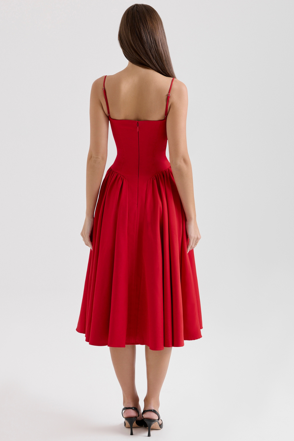 Celine | Corset Midi Dress