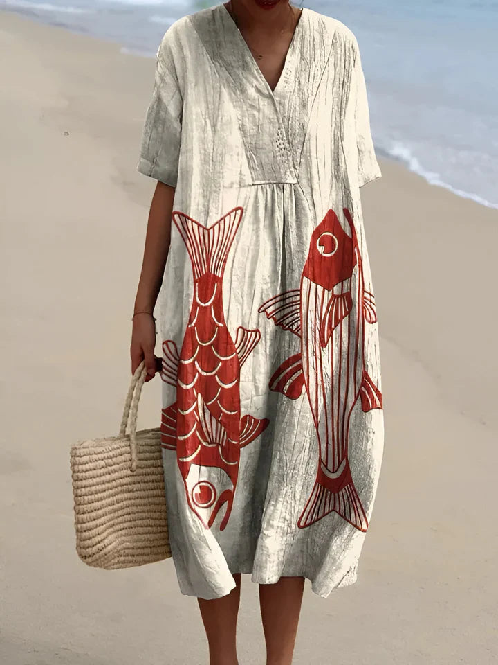 Olalla | Patterned Summer Dress