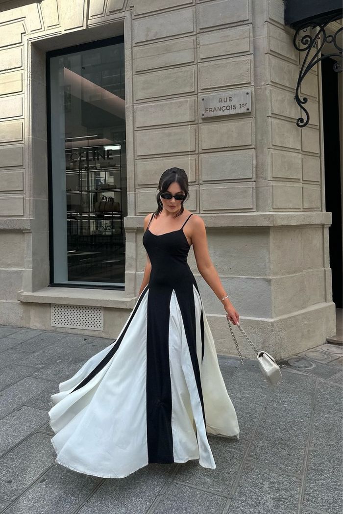 Viara | Maxi Dress with Panels