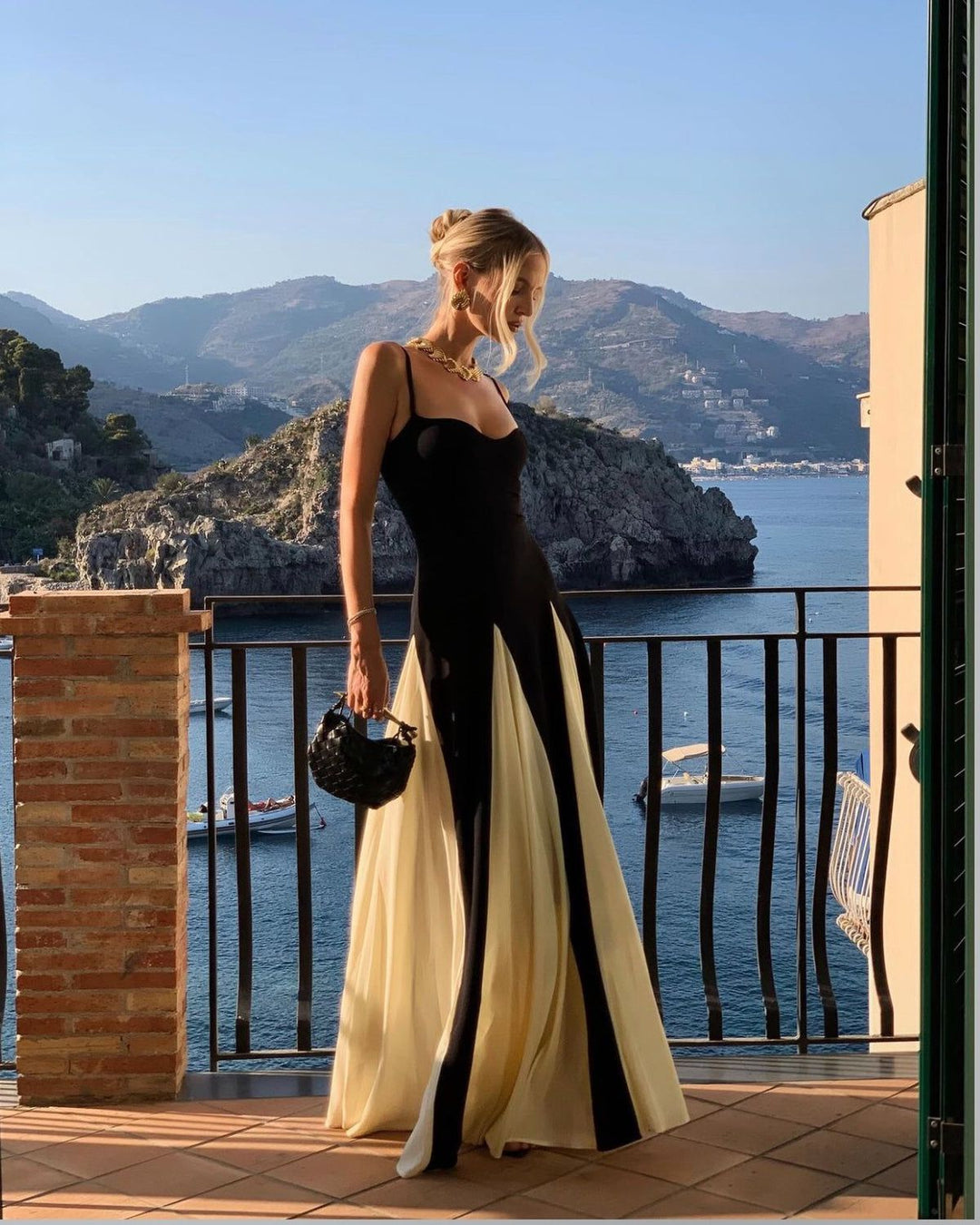 Viara | Maxi Dress with Panels