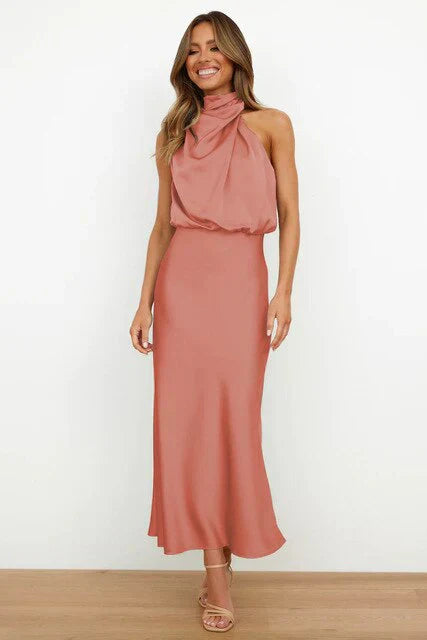Benthe | Midi Dress with Off-Shoulder Design