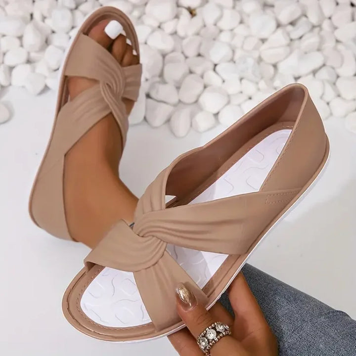 Maya | Slip-On Orthopedic Sandals with a Bow