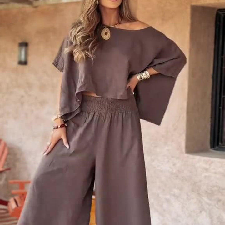 LUMI | Crop & Wide-Leg Set