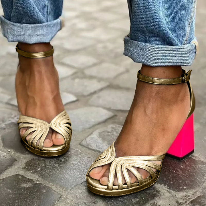 Milviana | Classic Ankle Strap Sandals