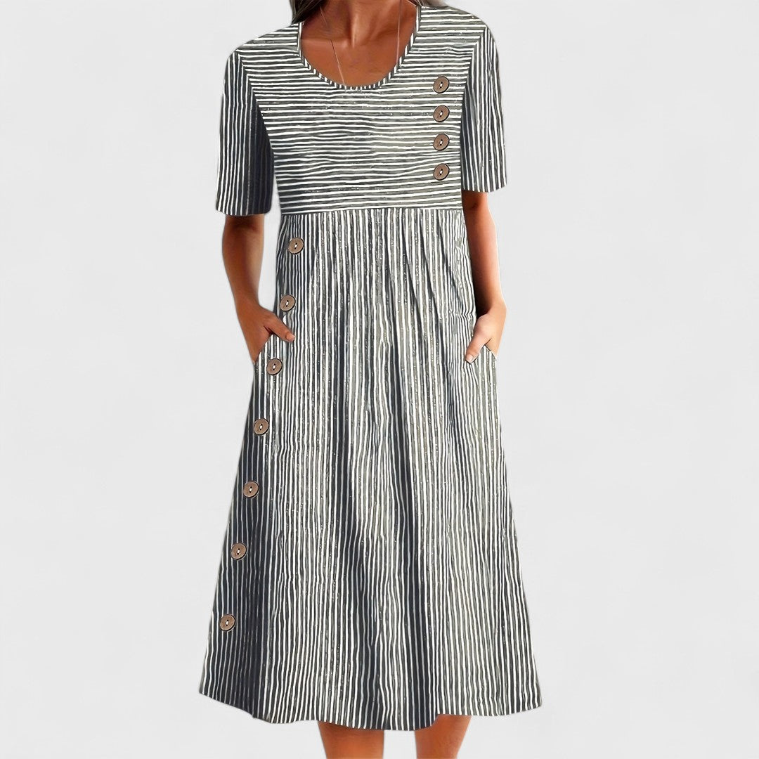 Sofia | Striped Dress