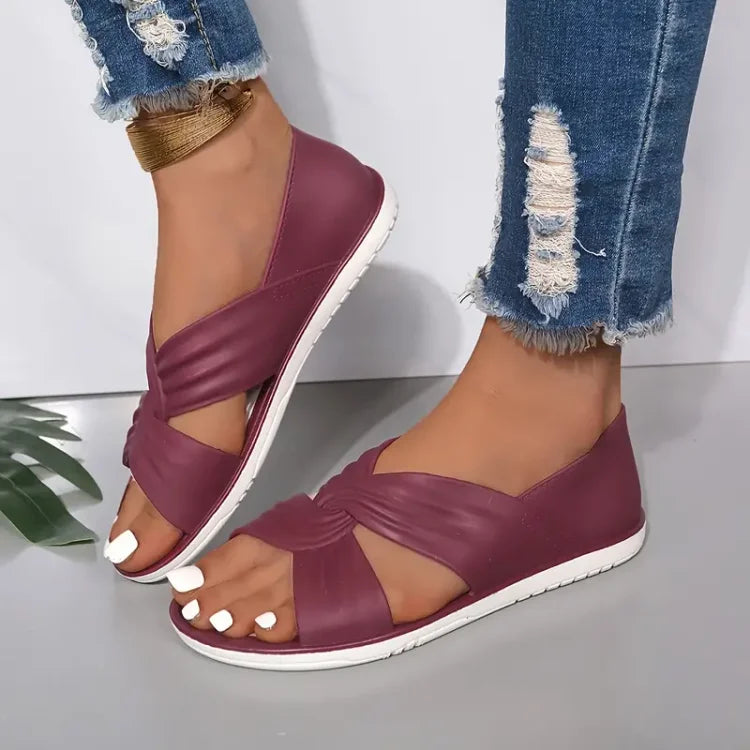 Maya | Slip-On Orthopedic Sandals with a Bow