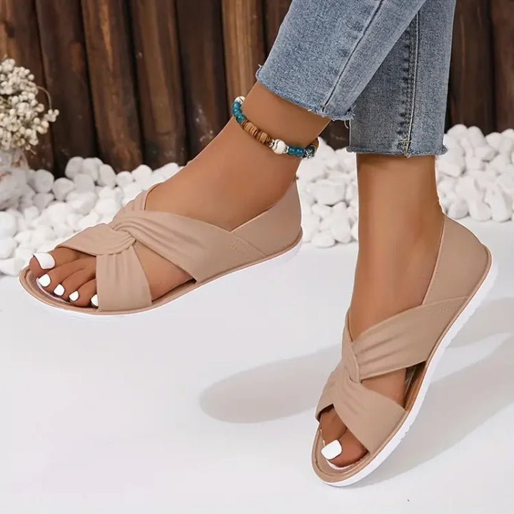 Maya | Slip-On Orthopedic Sandals with a Bow
