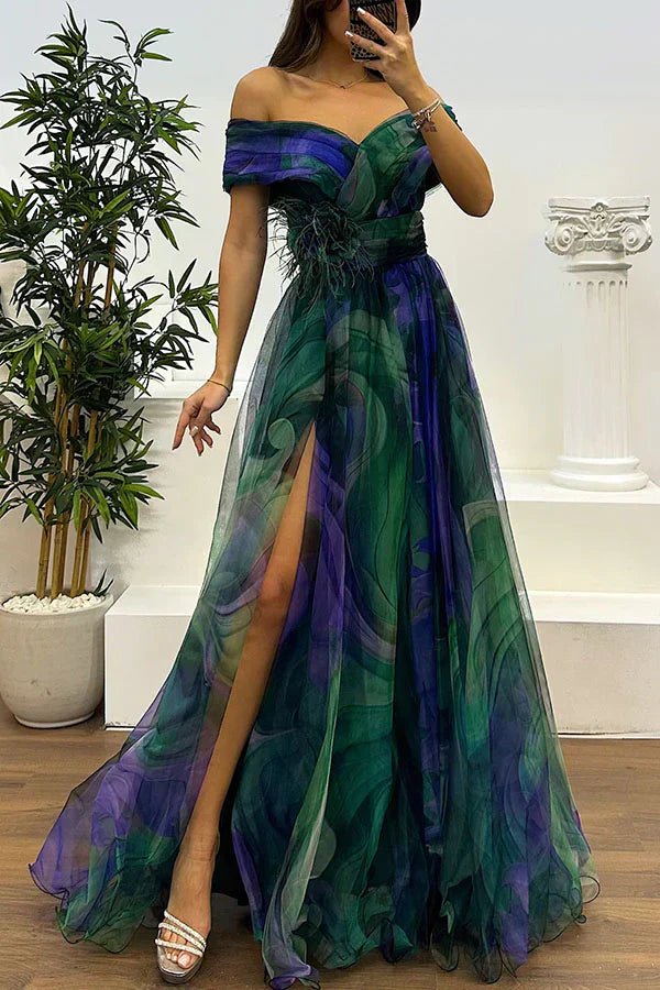 Daniela | Stunning Off-Shoulder Maxi Dress