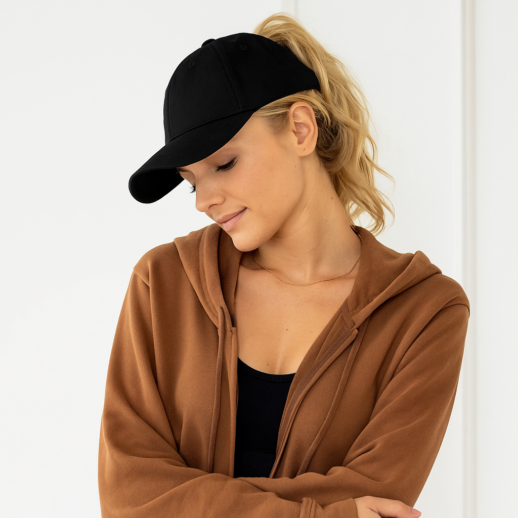 Taylor | Stylish ponytail-friendly hat