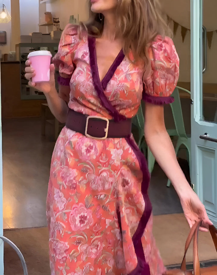 Jose | Elegant Pink Maxi Dress