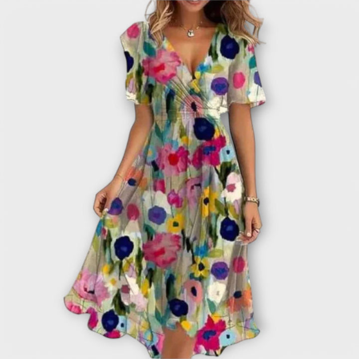 Annegret | Women's V-Neck Dress