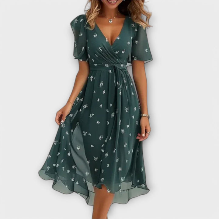 Annegret | Women's V-Neck Dress