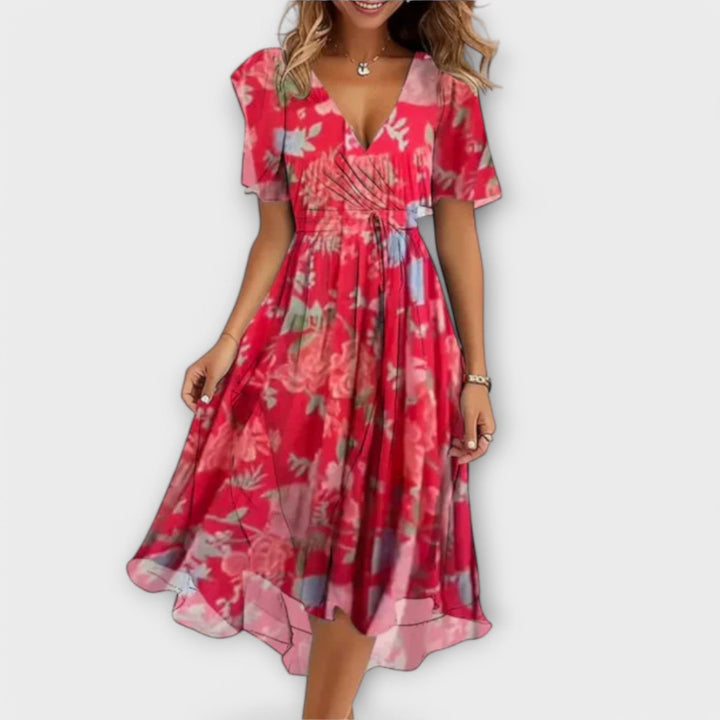 Annegret | Women's V-Neck Dress