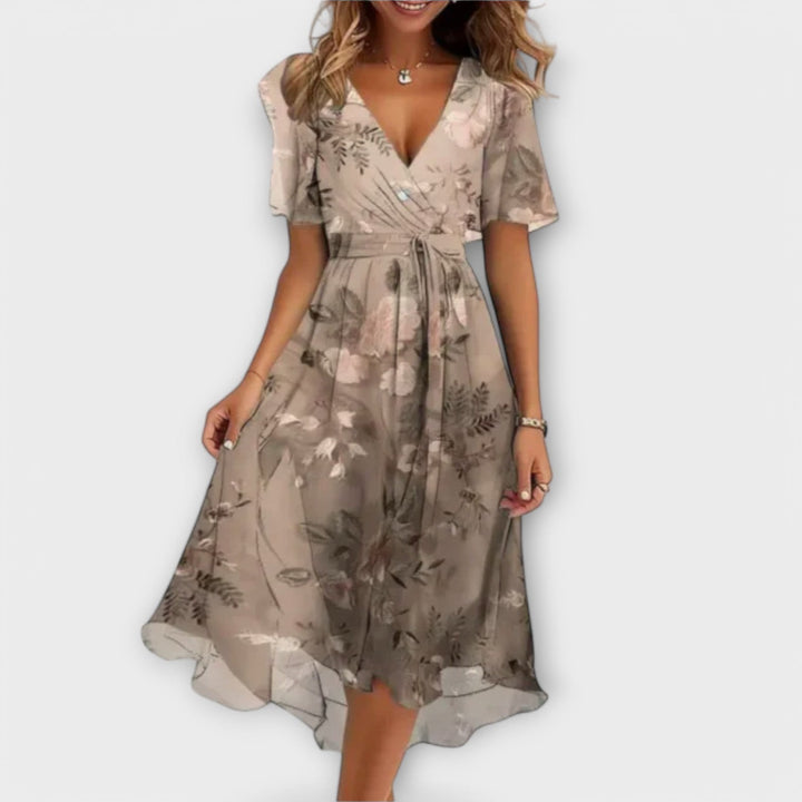 Annegret | Women's V-Neck Dress