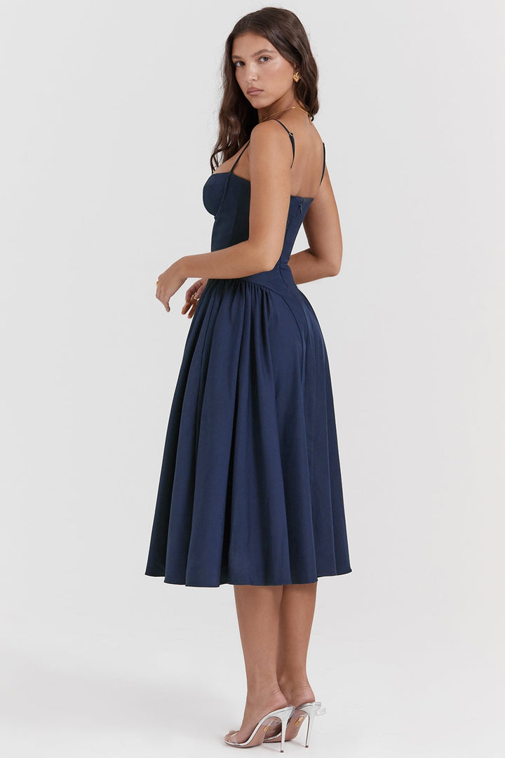Celine | Corset Midi Dress