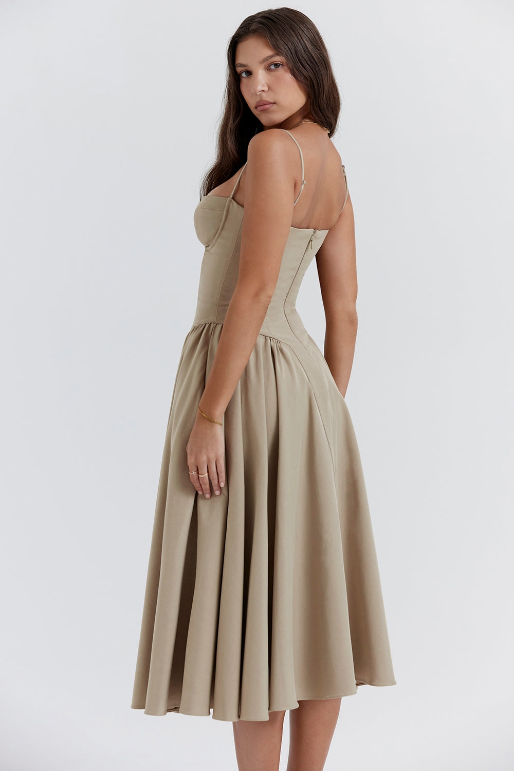 Celine | Corset Midi Dress