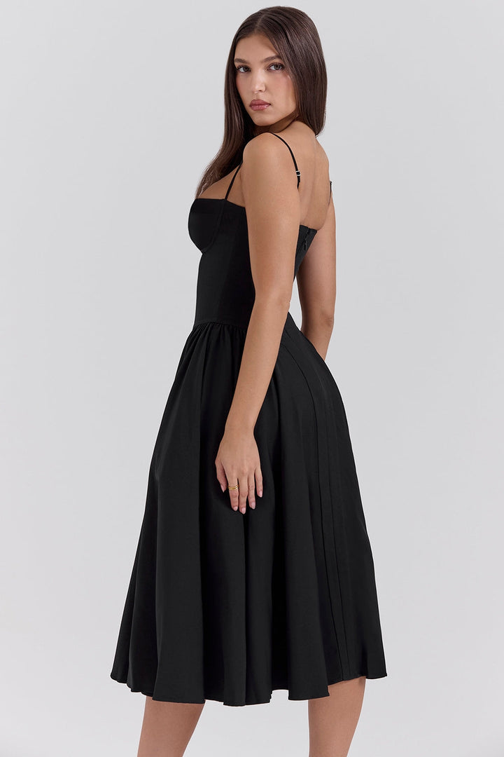 Celine | Corset Midi Dress