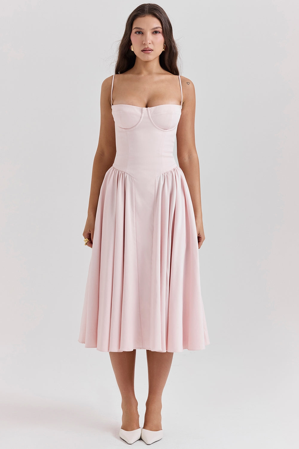 Celine | Corset Midi Dress
