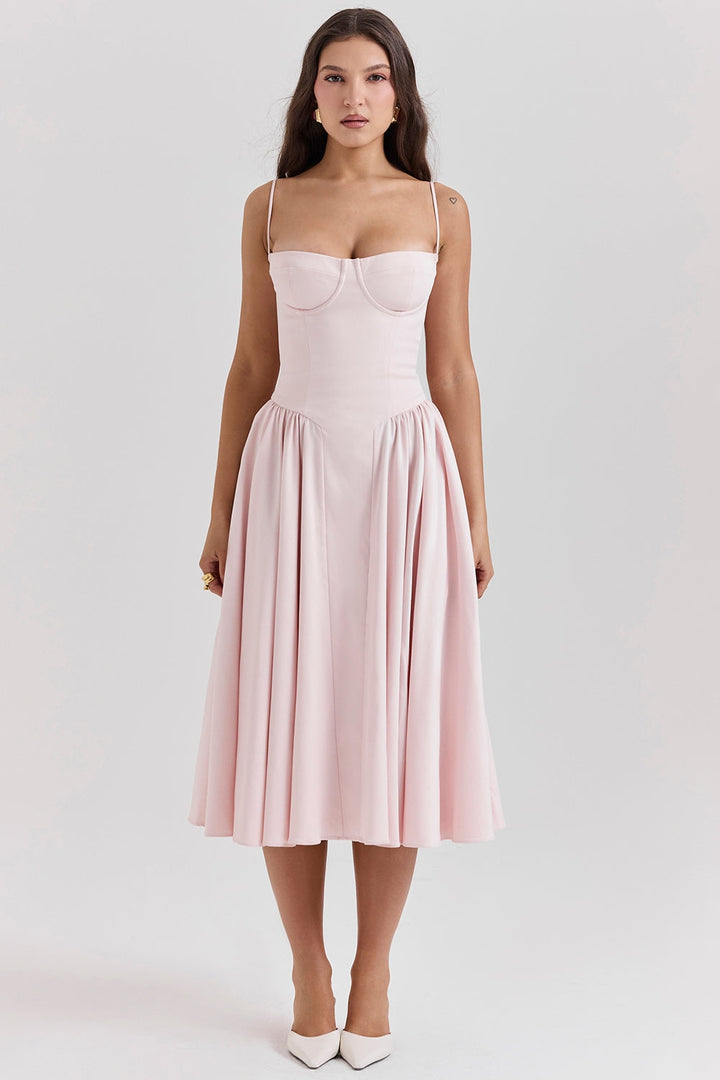 Celine | Corset Midi Dress