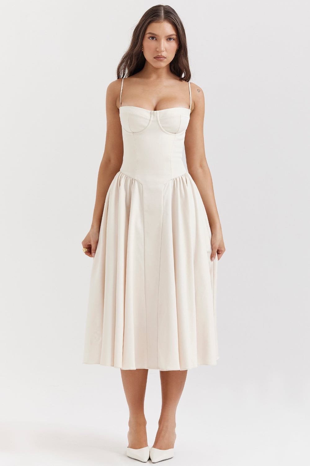 Celine | Corset Midi Dress