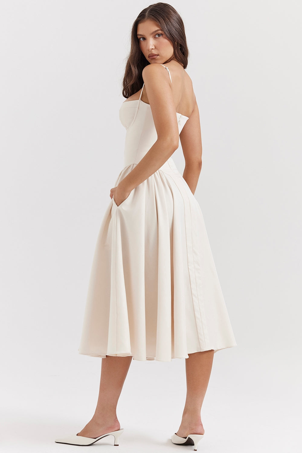 Celine | Corset Midi Dress