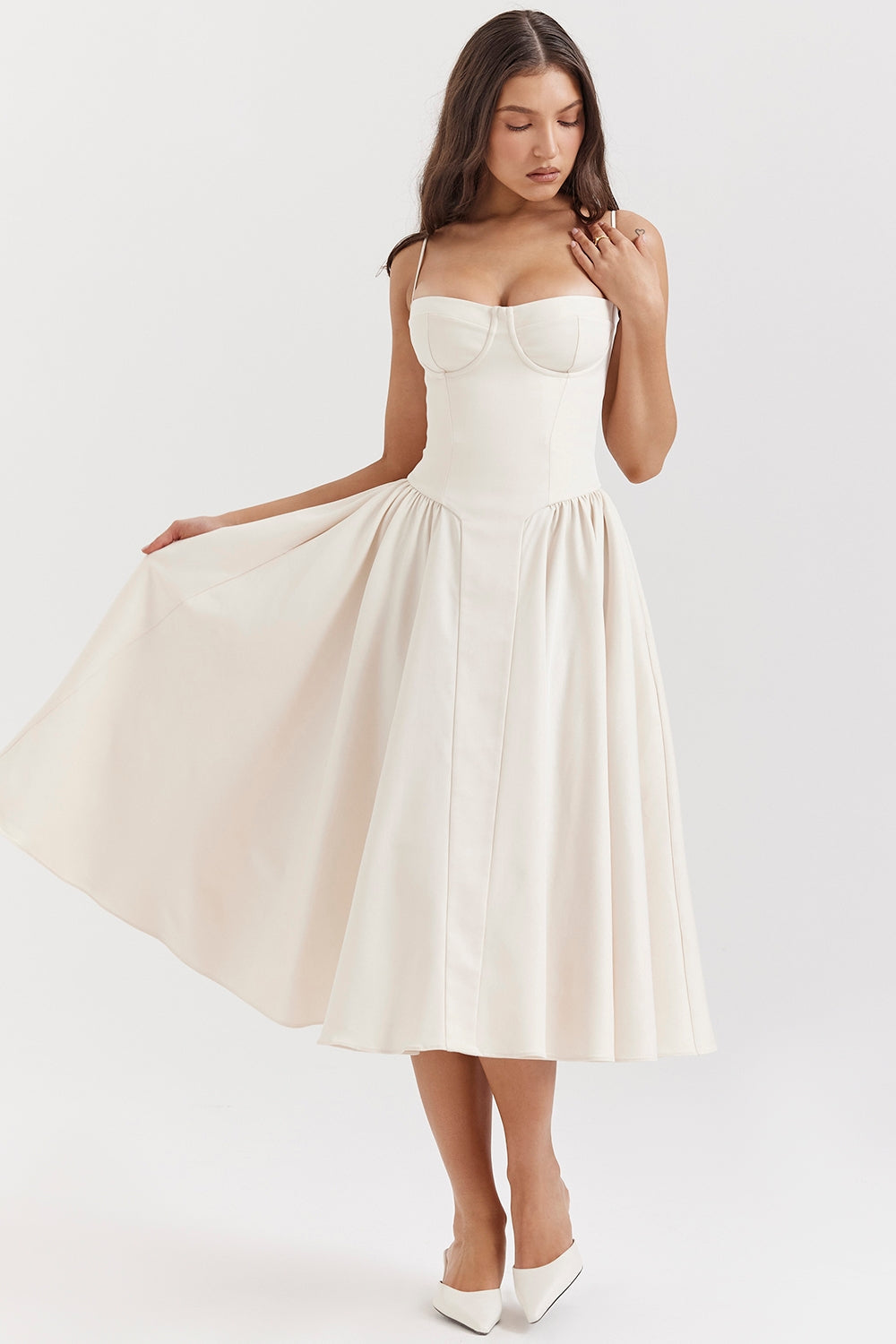 Celine | Corset Midi Dress