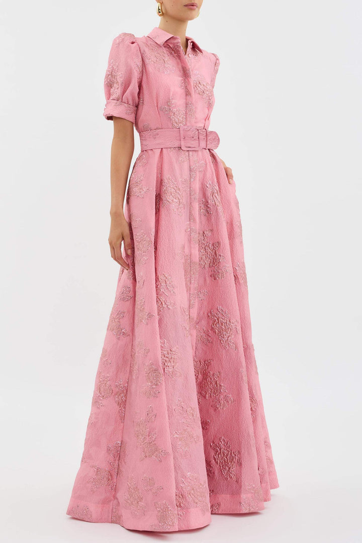 Anabella | Robe à manches courtes bouffantes 