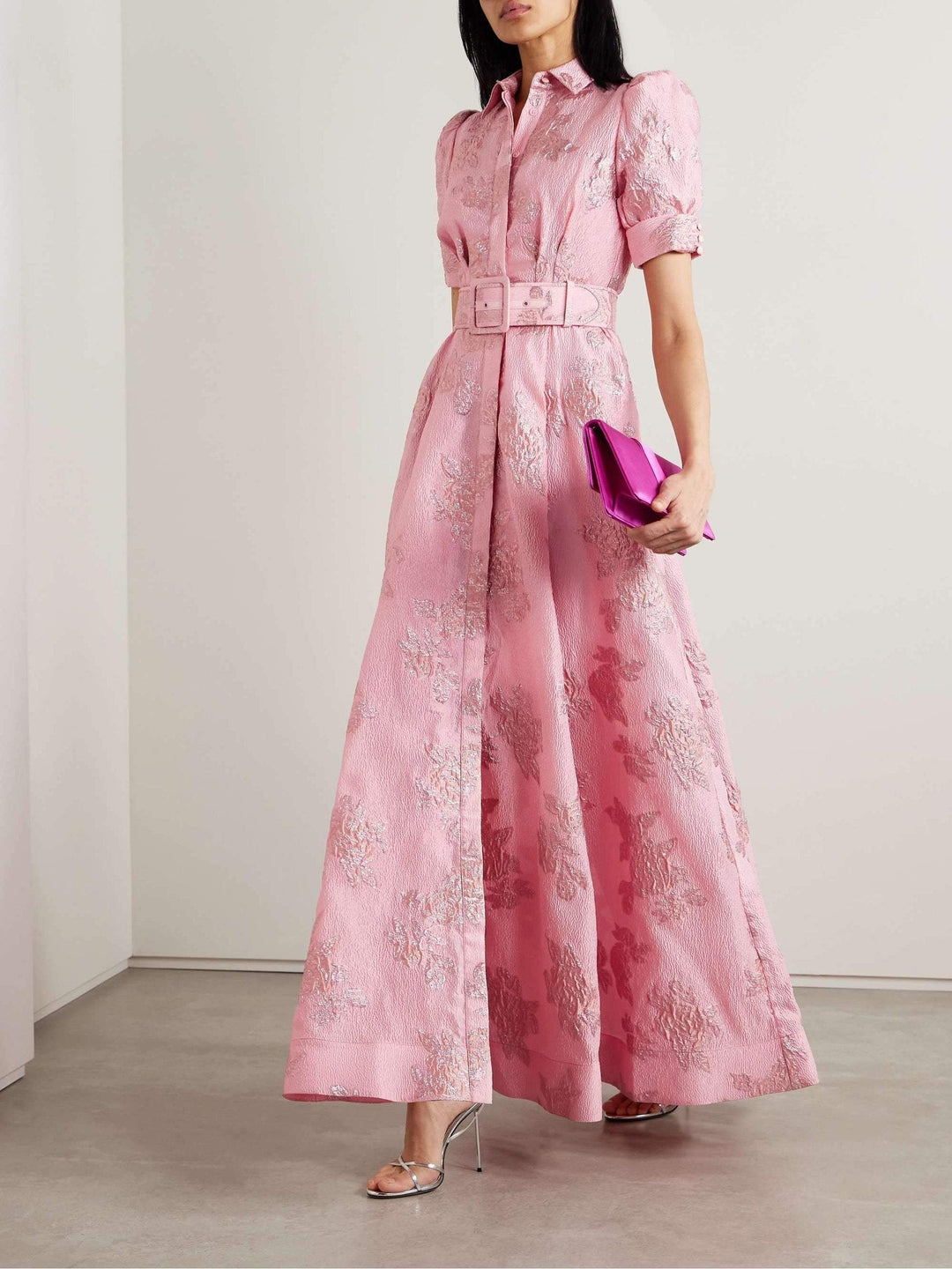Anabella | Robe à manches courtes bouffantes 