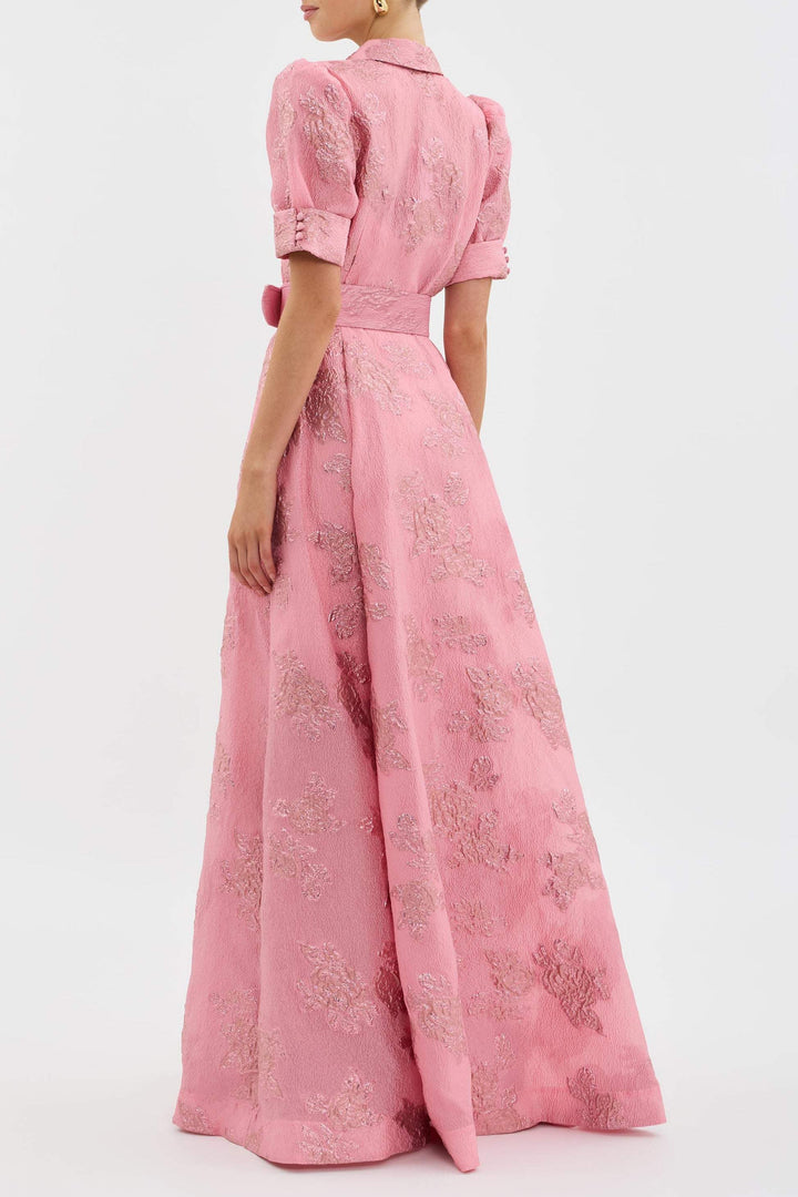 Anabella | Robe à manches courtes bouffantes 