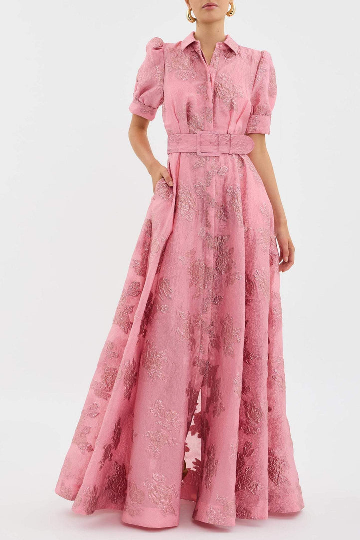 Anabella | Robe à manches courtes bouffantes 