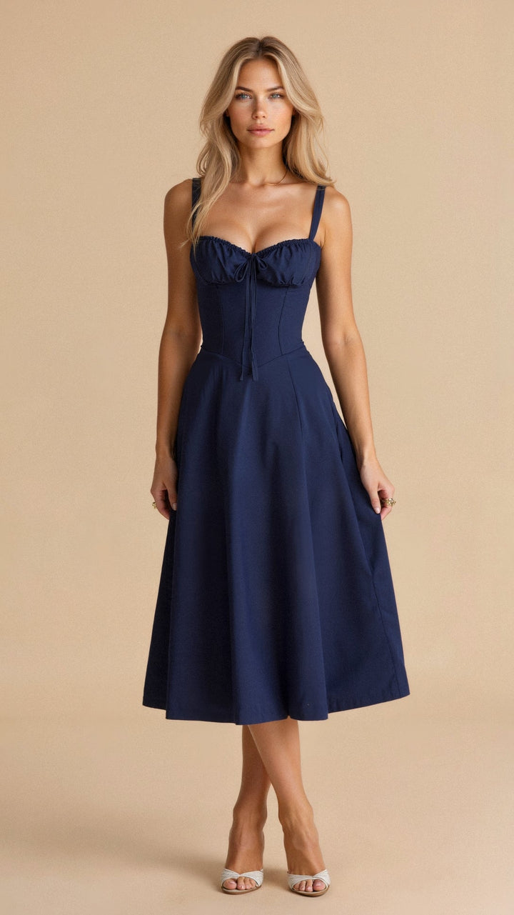 Alina | Elegant Waist-Defined Dress
