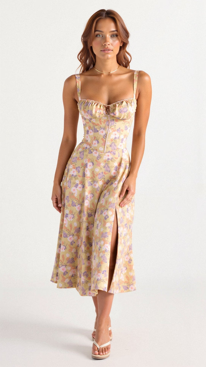 Alina | Elegant Waist-Defined Dress