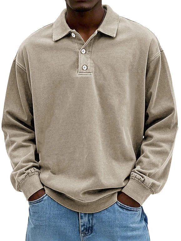 Vallier | Elegant Long-Sleeve Polo