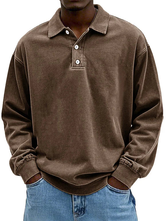 Vallier | Elegant Long-Sleeve Polo