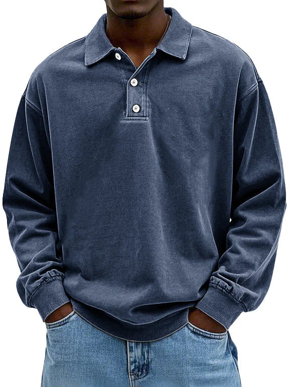 Vallier | Elegant Long-Sleeve Polo