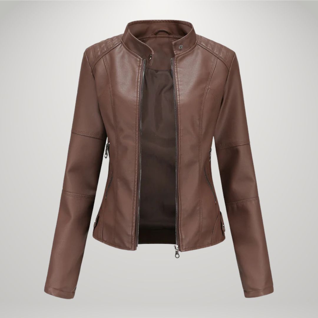 Sophia | Casual Leather Jacket