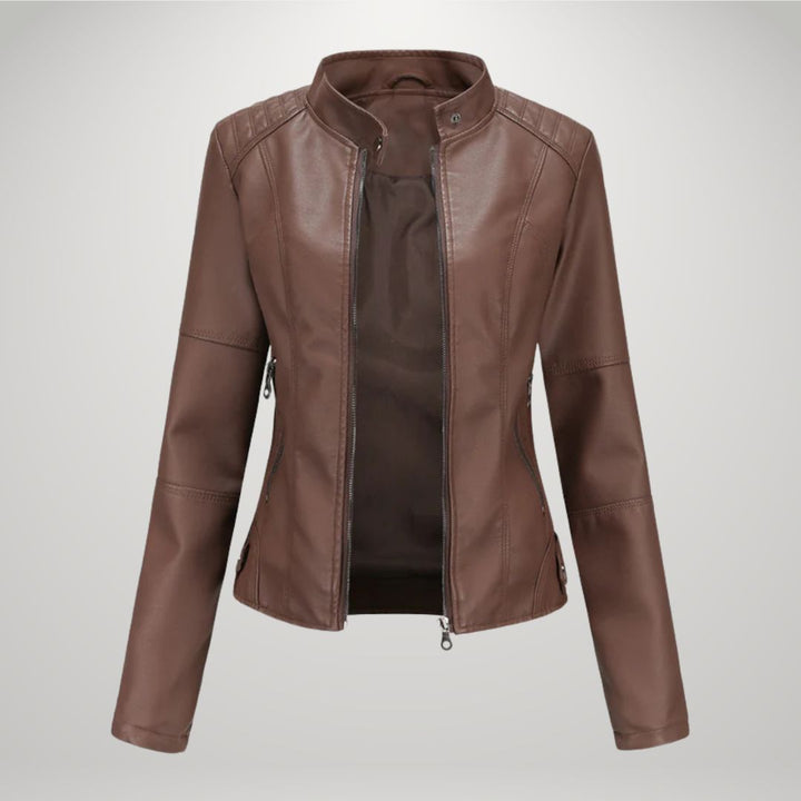 Sophia | Casual Leather Jacket