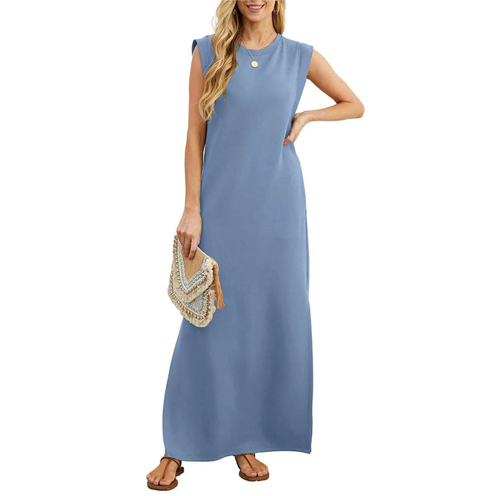 Luna | Wrinkle-Free Dress with a Split Hem