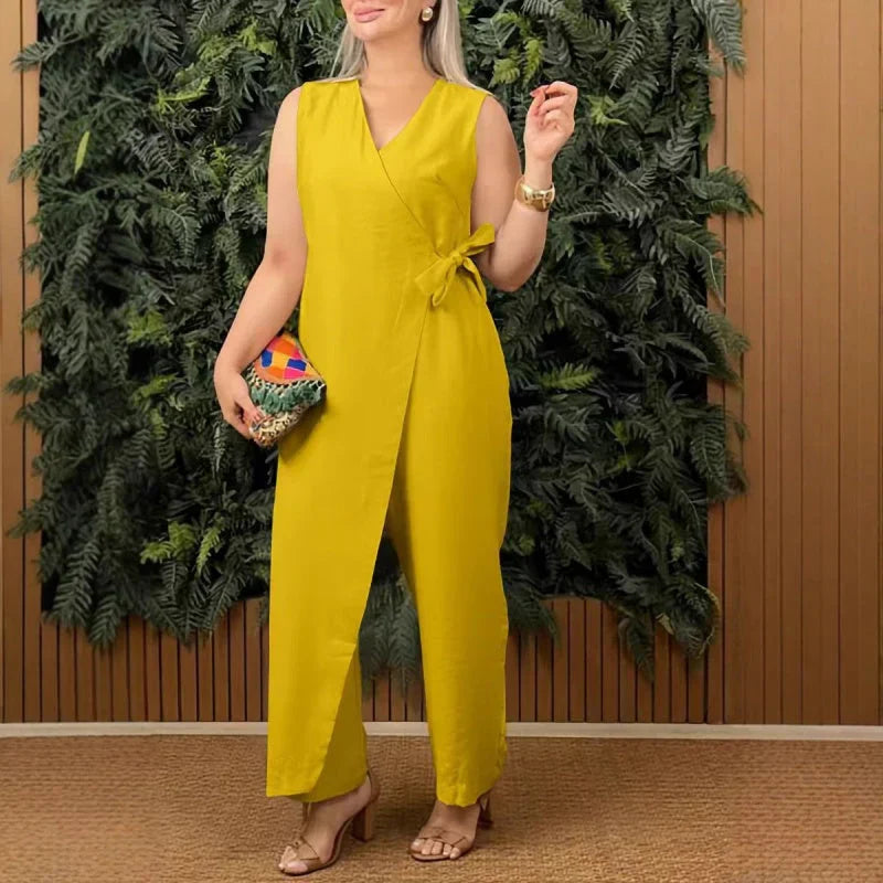 Lilianna | Stylish Wrap-Style Jumpsuit